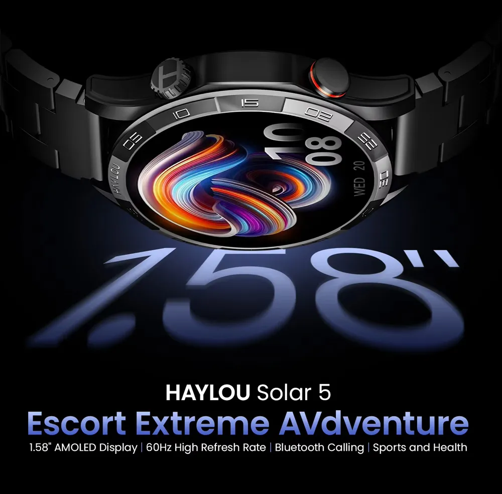 Haylou Solar 5 AMOLED Calling Smart Watch