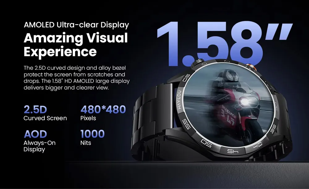 Haylou Solar 5 AMOLED Calling Smart Watch