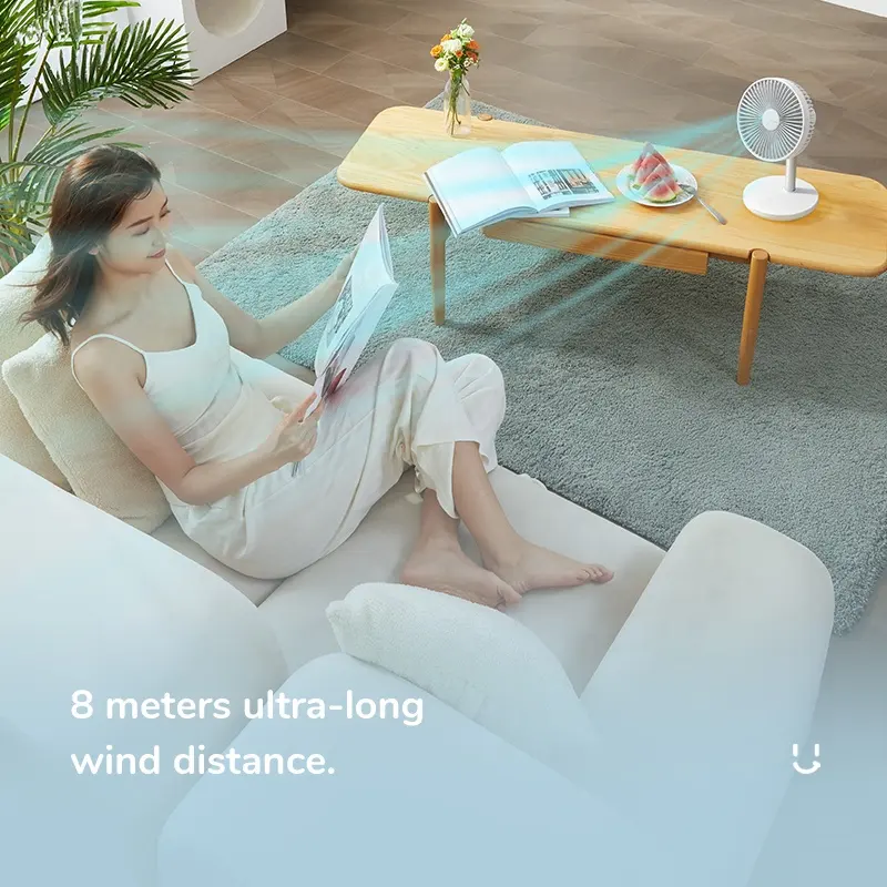 JISULIFE FA13P Oscillating Extendable Desk Fan