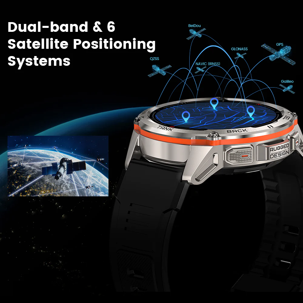 KOSPET TANK T3 Ultra Calling with GPS Smart Watch