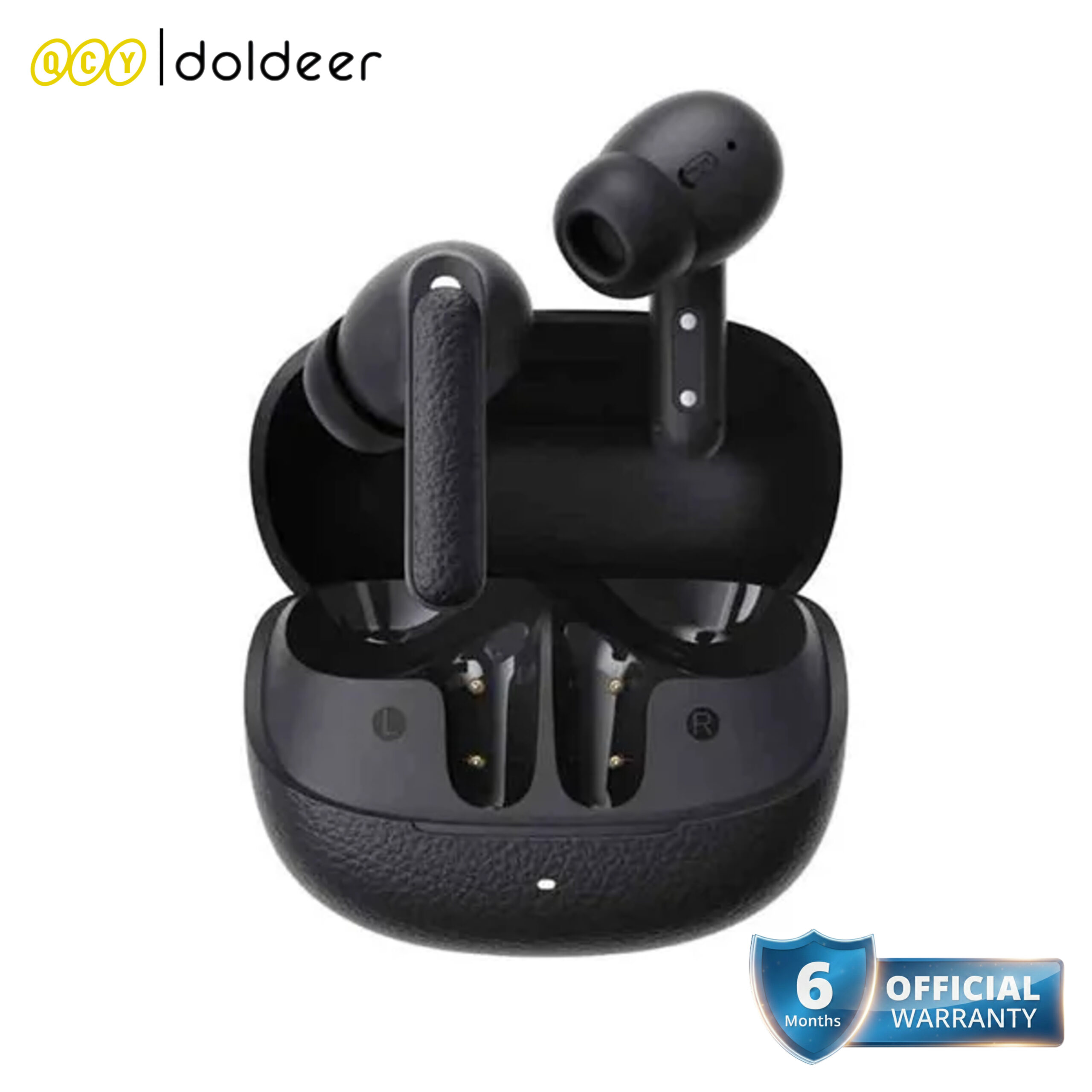QCY Buds ANC HT15 45dB Noise Cancel Earbuds Black QCY Buds ANC HT15 45dB Noise Cancel Earbuds Black